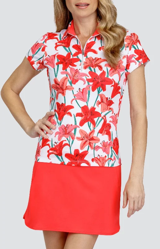 Comfortable And Cold-proof Pau Top - Valencia Lilies