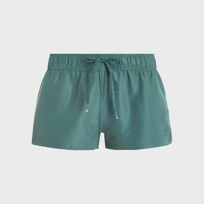 Slim Fit Protest Evi Womens Swim Shorts - Laurel Green