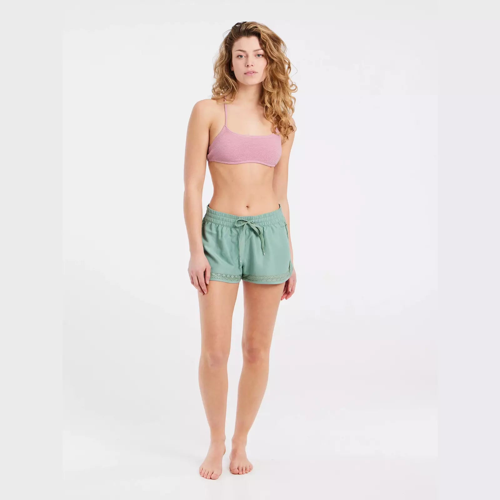 Dessert Matching Protest Tenerife Womens Swim Shorts - Green Baygreen