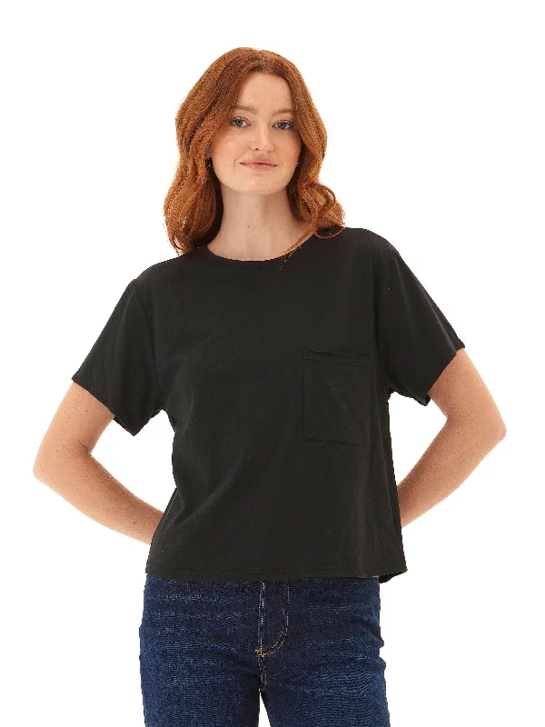 Shelbie Triblend Jersey Pocket Tee