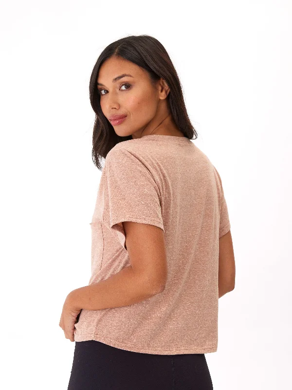 Shelbie Triblend Jersey Pocket Tee