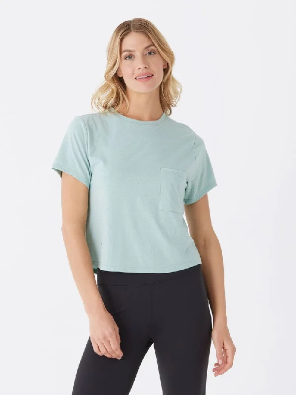 Shelbie Triblend Jersey Pocket Tee