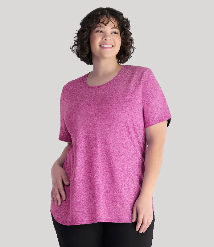 Personalized Design SoftWik Scoop Neck Short Sleeve Top