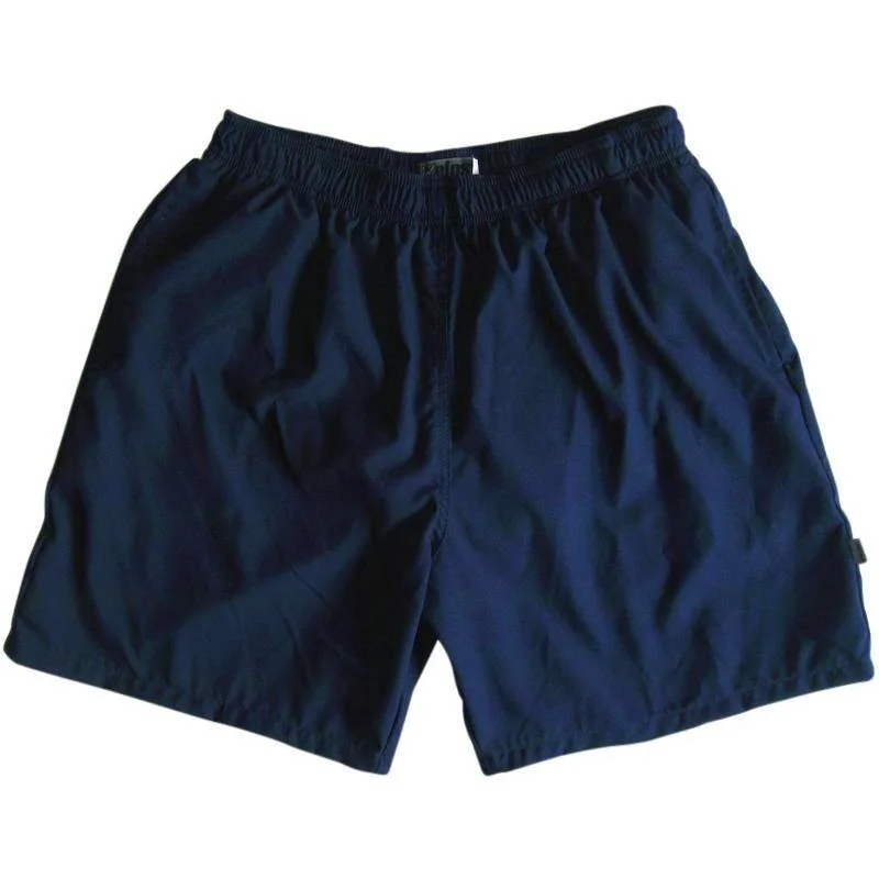 "A Solid Color" Men's Swim Trunk (with mesh liner). 6.5" Inseam / 19" Outseam (Navy)