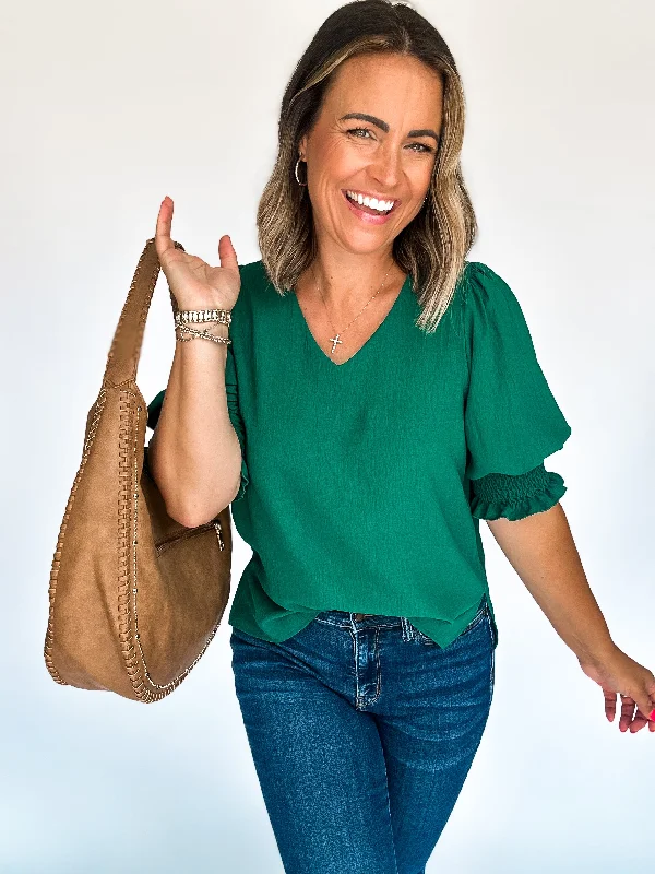 British casual Sweet Heartstrings Top (3 COLORS)