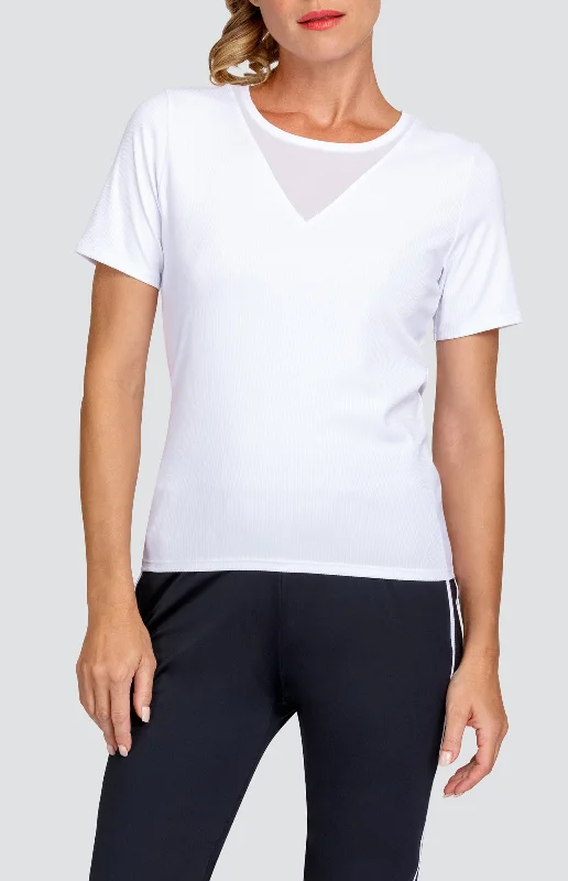 Elegant And Simple Valley Top - Chalk - FINAL SALE