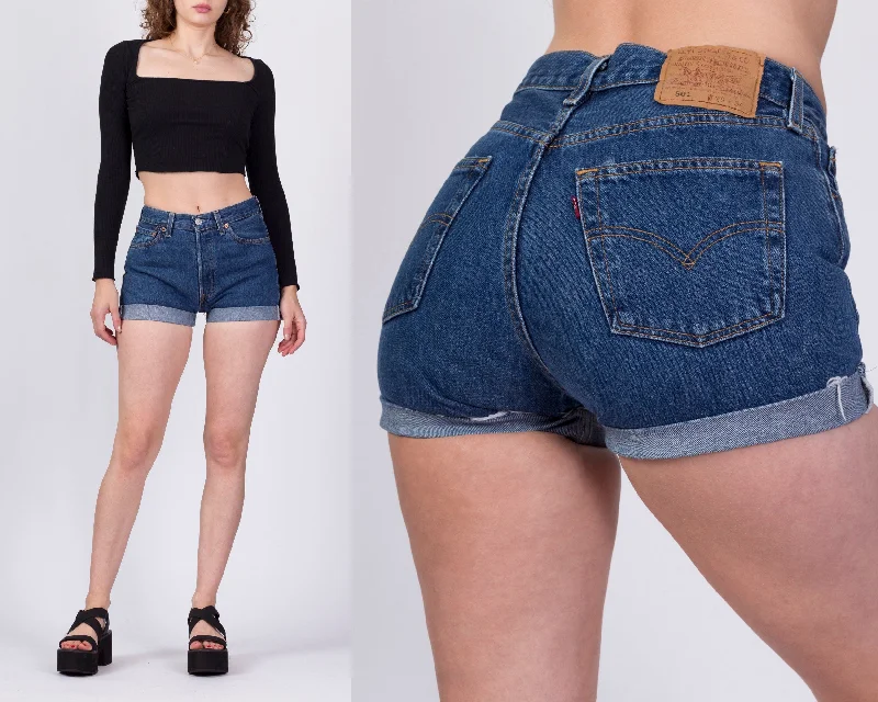 Denim Design Vintage Levis 501 Cuffed Jean Shorts - Small