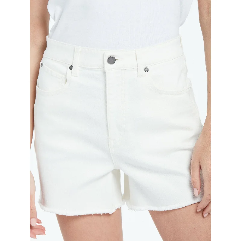 Fresh And Natural Volcom Stone Step Women's High Rise Shorts - White