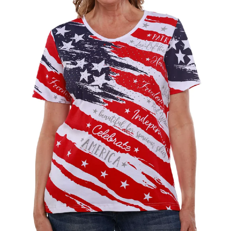 Fresh And Natural Women's Celebrate America T-Shirt