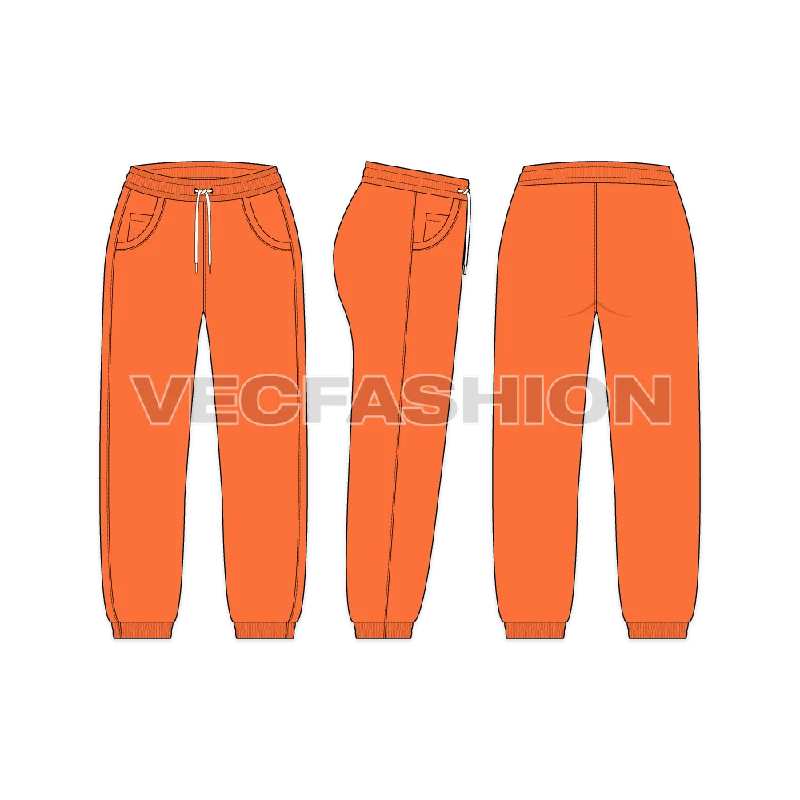 Elegant And Casual Women's Sweat Pants